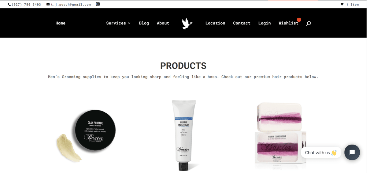 Products Page 1