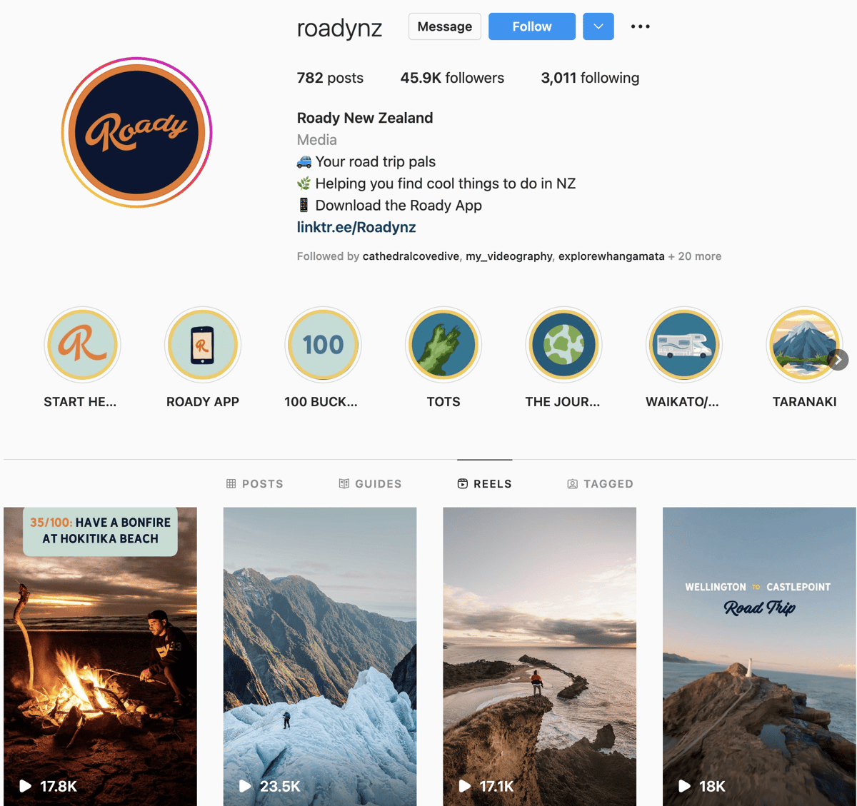 instagram marketing roady nz