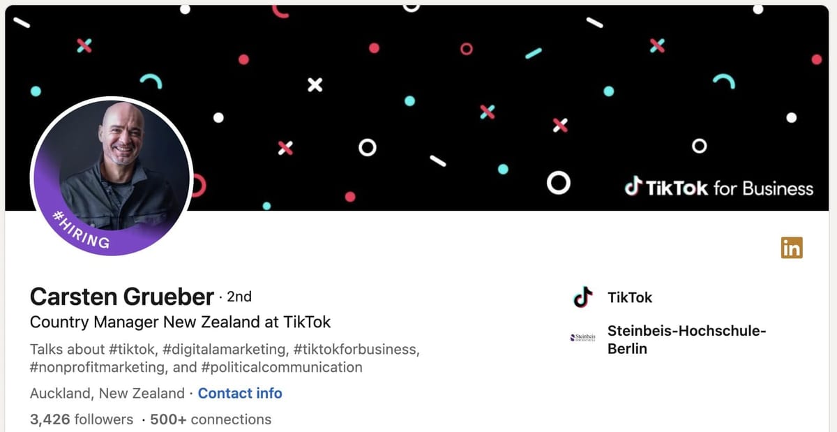 linkedin new zealand carsetn grueber