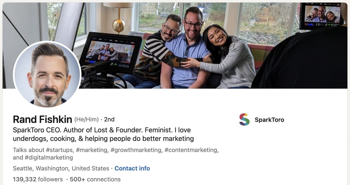 linkedin new zealand rand fishkin