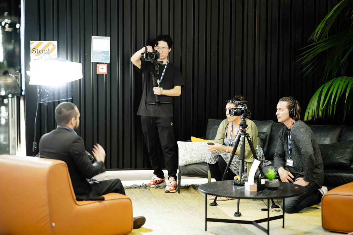 interviewing NZIE graduate